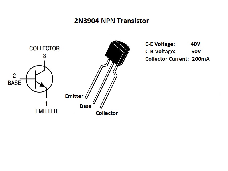 20 pezzi Transistore 2N3904