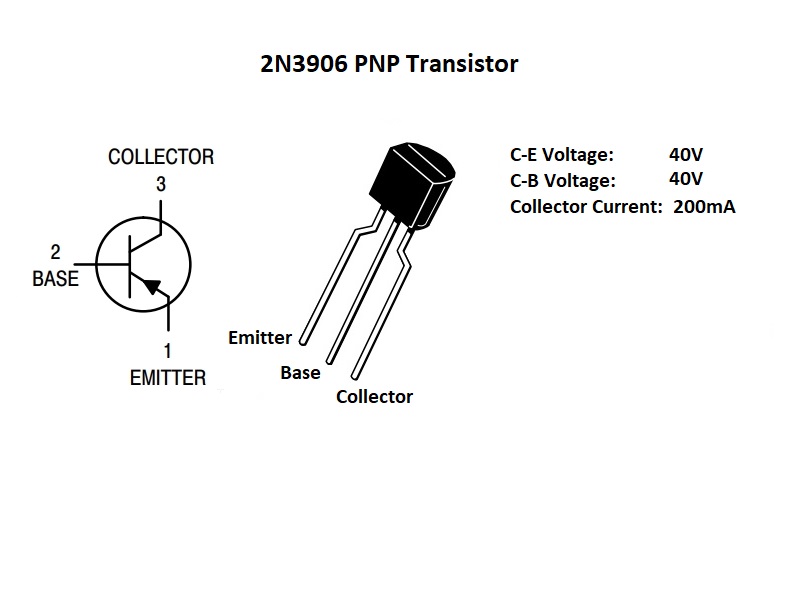 2N3906 3 bornes General but PNP Transistors 100 pcs AD