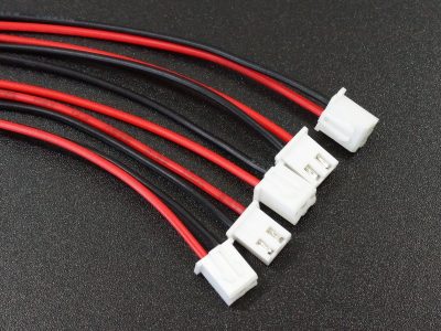 JST XH 2.54 2-pin female pig-tail cable Qty-5