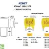 KEMET MLCC 4700pF 100V X7R Details