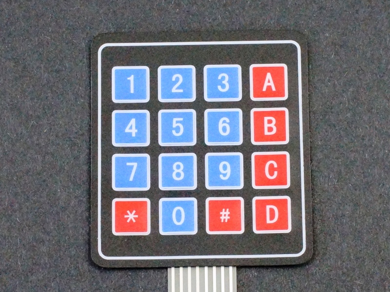 12Key Membrane Switch Keypad 3 x 4 Matrix Keyboard Module Membrane Switch KeH5