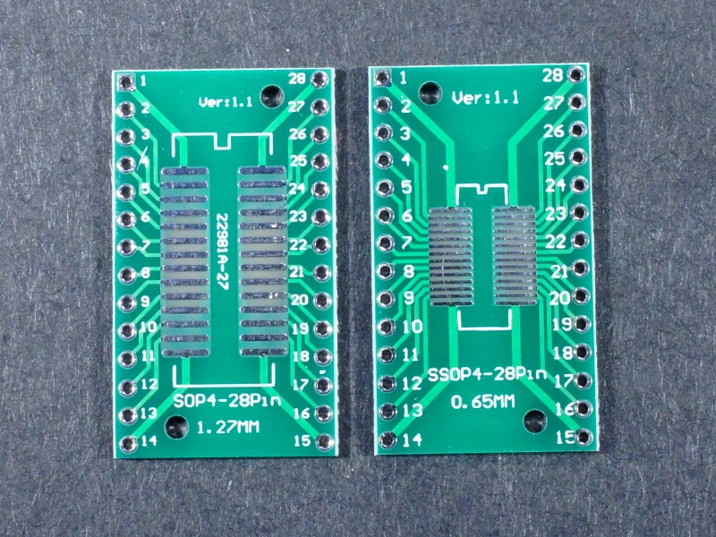 SMD SO28 SOP28 TSSOP 28 SOIC 28 To DIP28 PCB IC Adaptateur Board Convertisseur Plaque