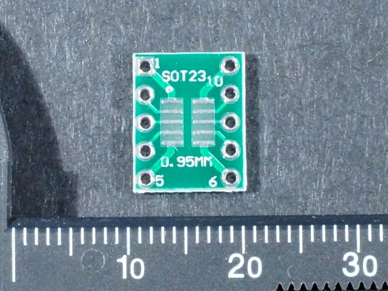 TSSOP/TSOP SOT363 0,65mm / SOT23-6 0,95mm Doppelseitig 5 Adapterplatine PCB 