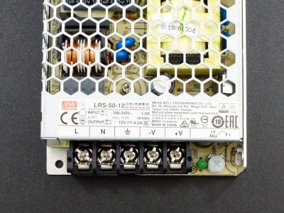 Power Supply LRS-50-12 Connections