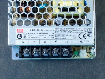 Power Supply LRS-50-24 Connections