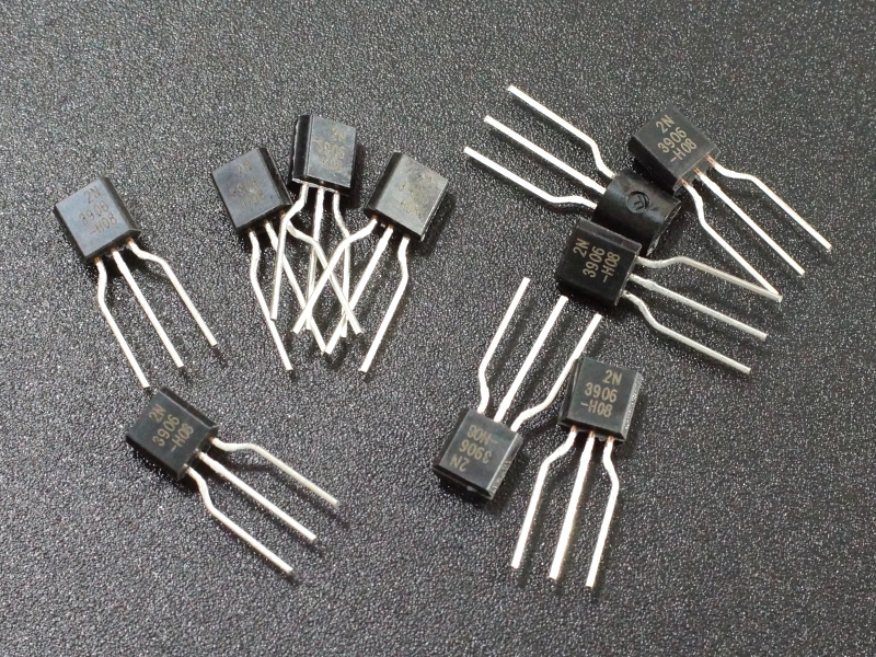 5/10/25/50/100 2N3906 Transistor PNP TO-92 200mA 40VLot selectable