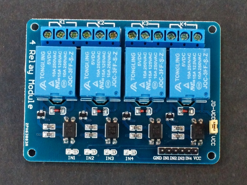 4x Relay Module 5V 10A Opto Isolated Arduino 4 Channels LEDs from Sydney 