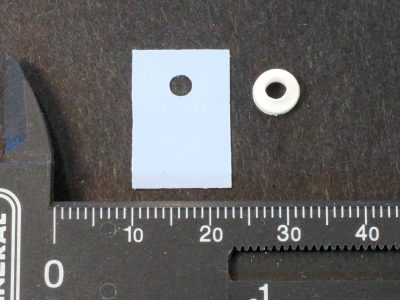 Silicon Thermal Pad with Bushing Washer Closeup