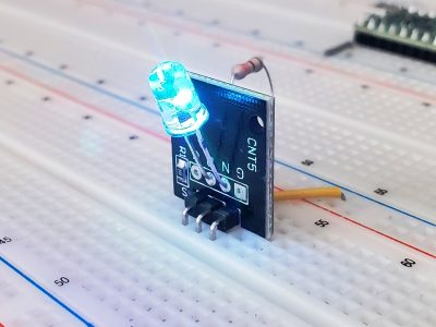7 Color Flashing LED Module - Operating