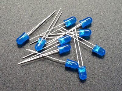LED 5mm Blue 10-Pack