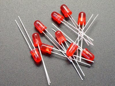 LED 5mm Red 10-Pack