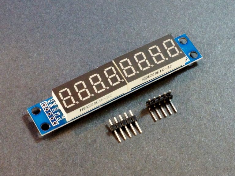 Max7219 8 Digit 7 Segment Red Display Module Protosupplies 4002