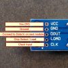 MAX7219 8-Digit 7-Seg Red Display Module Loop-Out Connections