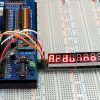 MAX7219 8-Digit 7-Seg Red Display Module Socketed - In Operation