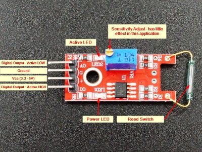 Reed Switch Module Connections