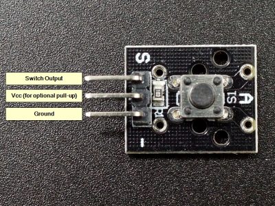 Tactile Pushbutton Module - Connections