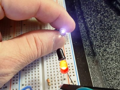 LED Infrared Emitter 940nm - Visible through cell phone camera
