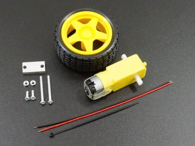 DC Geared Motor and Wheel Set