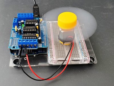 L293D Shield with 3V Hobby Motor and Fan