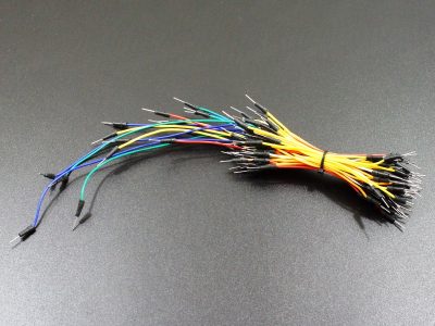 【10CM】 24AWG Standard Jumper Wire Pre-cut Pre-soldered Pack of 100 Black 