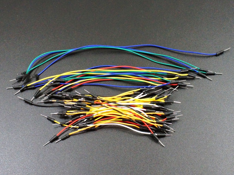 MCBBJ65 - Multicomp - 65 Pc. Jumper Wire with Tips Assortment, 22 AWG, 4  Lengths
