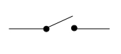 SPST Schematic Symbol