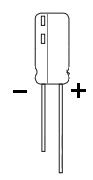Electrolytic Capacitor Polarity Markings
