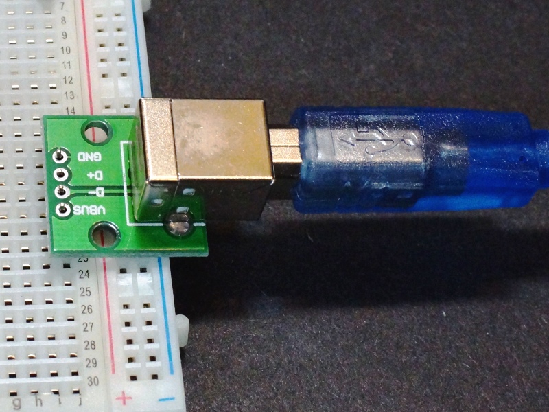 5 Pieces USB Type B Female Socket Breakout Board to DIP Converter Printer 