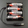 Battery Holder 4 x AA - with Batteries
