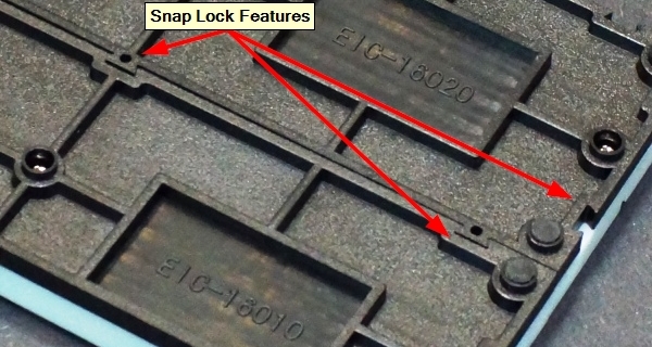 Solderless Breadboard Snap Lock - Locking Features