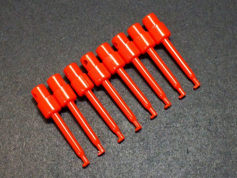 Test Clip Hook Grip Large Red 8-Pack