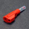 Banana Plug, Stackable, Insulated, Red - Back