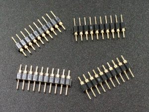 Header Machined Round Pin Male 1x40 Break-away Gold - ProtoSupplies