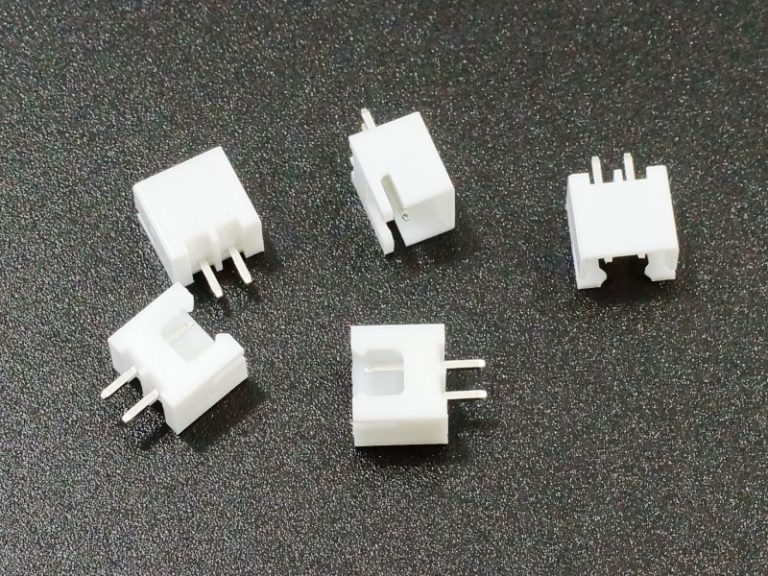 Jst Xh254 2 Pin Male Connector 5 Pack Protosupplies 