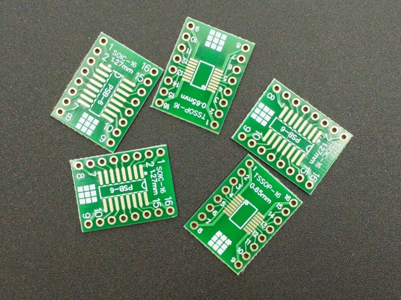 PCB SMD-16 to DIP ENIG 5 Pack