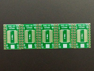 PCB SMD-20 to DIP ENIG SOIC Side