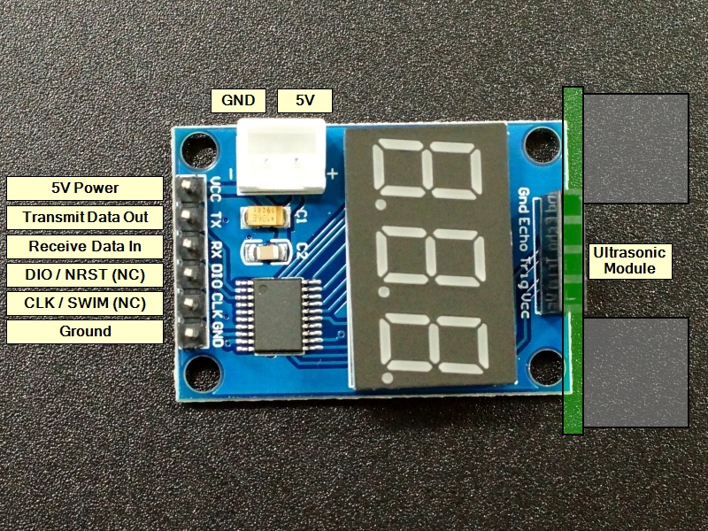 5V Ultrasonic Distance Measurement Control Board Rangefinder HC-SR04 Sensor 