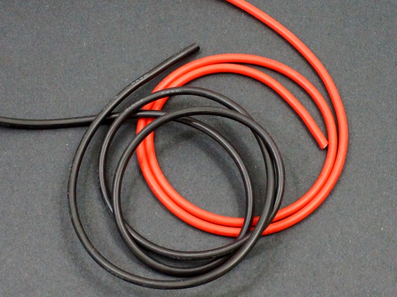 12-20 AWG 50m Gauge #G Silicone Wire Flexible Stranded Copper Cable For RC Black 