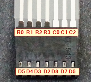 Membrane Keypad 4 x 3 - Connections