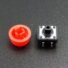 Tactile Pushbutton Red 12mm - Disassembled
