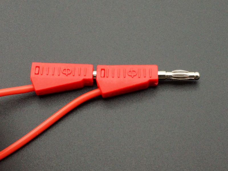 Test Leads, Banana Plug to 45mm Alligator Clip, 16 AWG Silicone, 50cm  (1-Pair) - ProtoSupplies