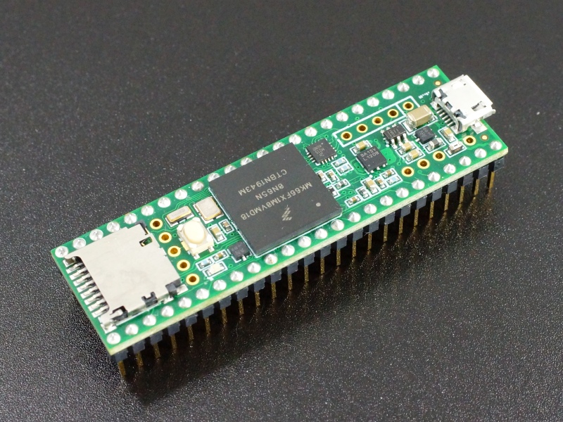 integrado micro-SD-mapas-Port sin cabecera ARM Cortex MCU Teensy 3.6
