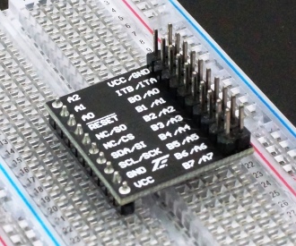 MCP23017 16-bit GPIO with I2C Interface Module - Pins orientation 1