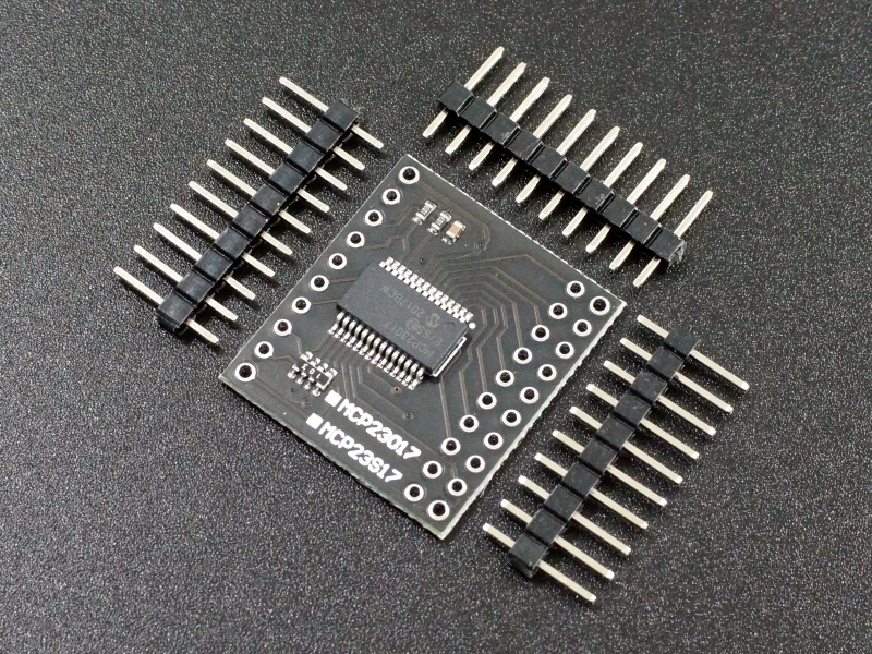 MCP23017 16-bit GPIO with I2C Interface Module