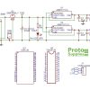 MCU Proto Board with 3.3 and 5V power - Schematics