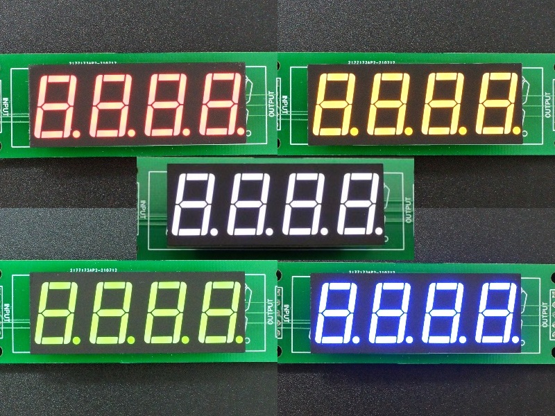 LED 7-Segment 0.56 x 4 - Color Composite