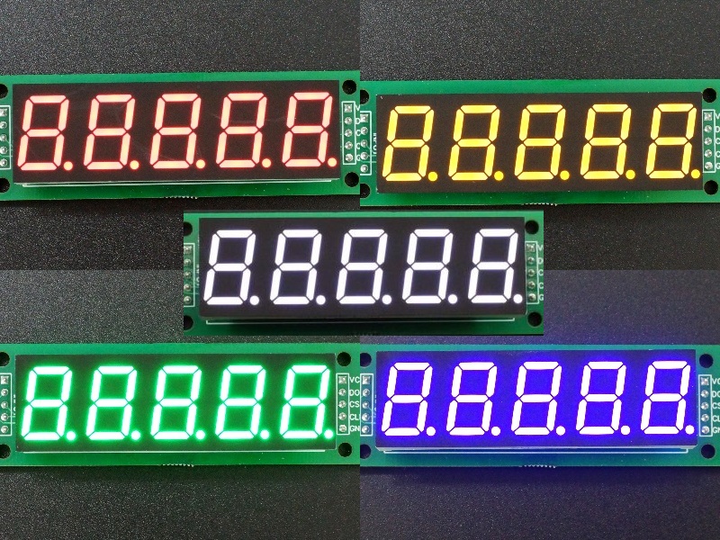 LED 7-Segment 0.56 x 5 - Color Composite