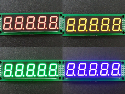 LED 7-Segment 0.56 x 5 - Color Composite
