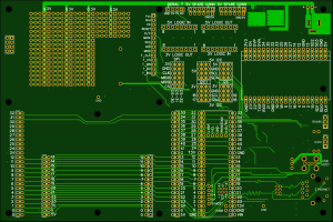 Prototyping System for Teensy 4.1 - PCB Rev 1 Back