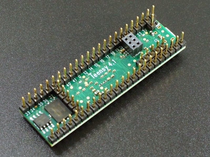 Teensy 4.1 Fully Loaded For Prototyping System - Bottom Side Example
